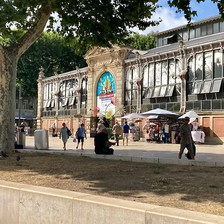 App'art Frida & Oskar - 2 Ch - Quartier Calme & Central - Terrasse - Grand Confort - Wifi Hd - 600m Grands Buffets Narbonne